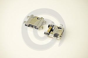 system connector or phone charging connector