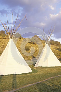 Two teepees in Aspen, CO