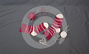 Only two thread colors and many options for socks