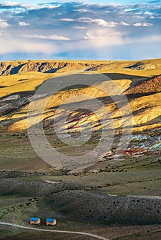 Two tourist houses. Chui steppe