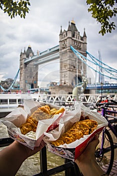 Fish & Chips and Tower Bridge
