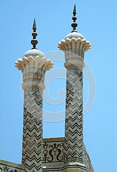 Two tower in world heritage Taj Mahal