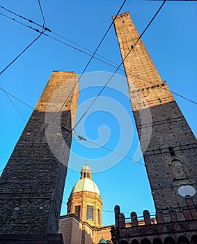 The Two Towers of Bologna