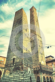 Two towers in Bologna