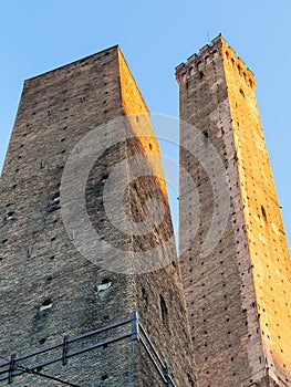 Two Towers Due Torri in Bologna city photo