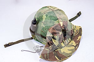 Two Types Of Head Wear For Vietnam Vets