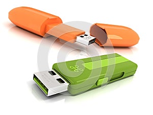 Two USB Flash Drive