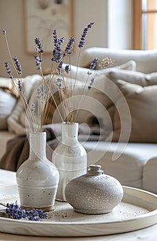 Two Vases on White Plate