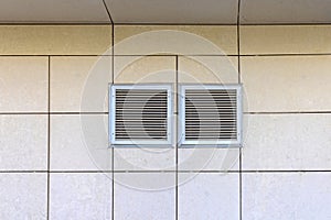 Two Ventilation System Grilles