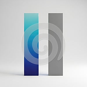 Two vertical rectangles with gradient and solid colors