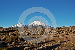 Two volcanoes photo