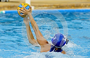 Two waterpolo players