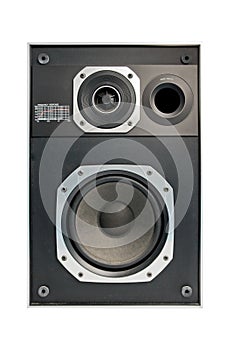 Two way hifi audio speaker, isolated