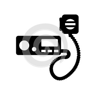 Two way radio icon. Trendy Two way radio logo concept on white b