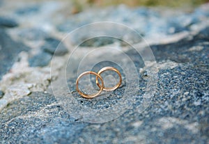 Two wedding Gold Rings