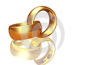 Two wedding ring