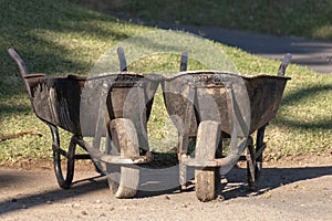 Two Wheel Barrows