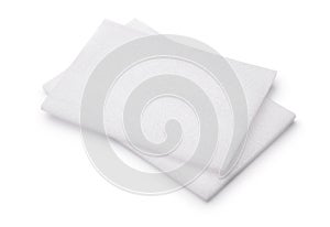 Two white foam sheets