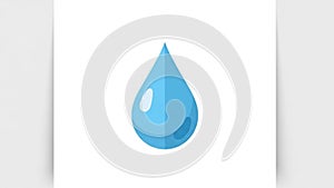 Two white highlights on the surface suggest a glossy reflective texture