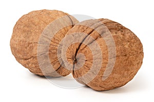 Two whole walnuts
