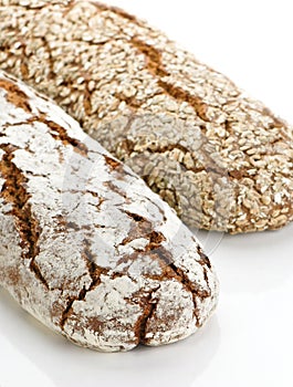 Two wholegrain bread photo
