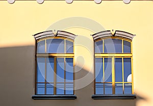 Two Windows in Yellow