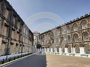 Two of the wing in the Port Blair Gaol, Andaman and Nicobar Islands, India