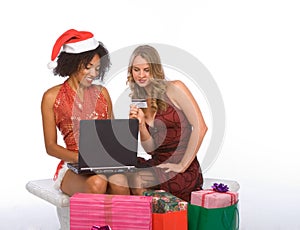 Two women: Christmas img