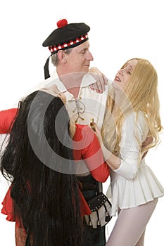 Two women fighting over man