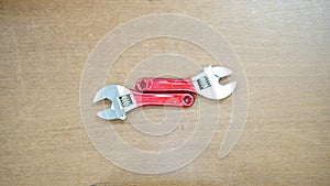 Two wrenchs on the table