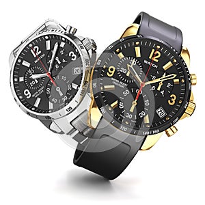 Two wrist watches photo