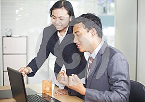 Two young Business People