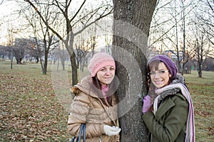 Two young girls