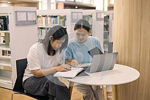 Two young woman, a dedicated student, navigates university life with her friend, embracing education and growth as they pursue