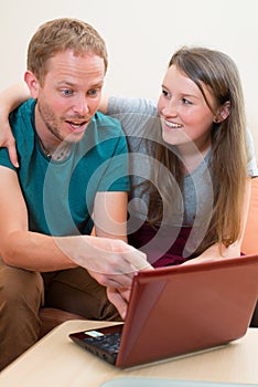 Twosome using notebook