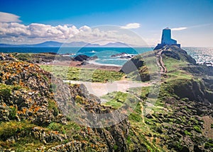 Twr Mawr Lighthouse in North Wales UK