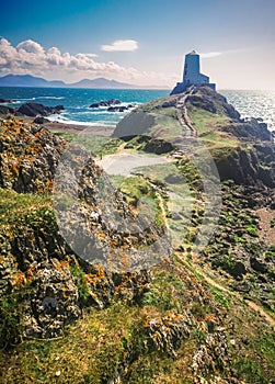 Twr Mawr Lighthouse in North Wales UK