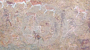 Twyfelfontein bushman rock paintings, Namibia