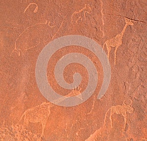 Twyfelfontein  a site of ancient rock engravings