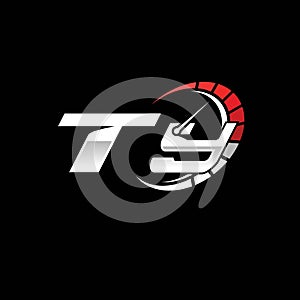 TY Logo Letter Speed Meter Racing Style