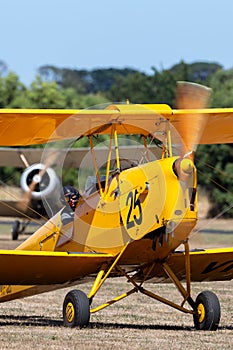 De Havilland DH-82A Tigermoth vintage biplane VH-AYI