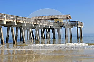 Tybee Island, Georgia fishing pier