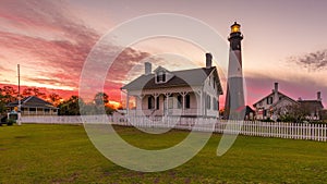 Tybee Island, Georgia, USA at the lighthouse