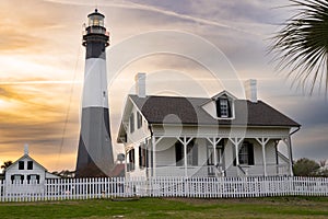 Tybee Island lighthouse from Tybee Island Georgia