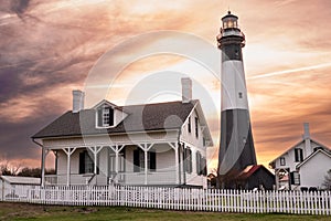 Tybee Island lighthouse from Tybee Island Georgia