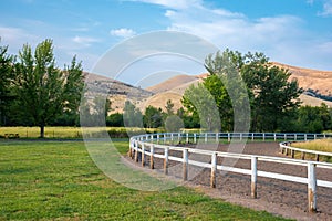 Rural Racetrack at the fairgrounds photo