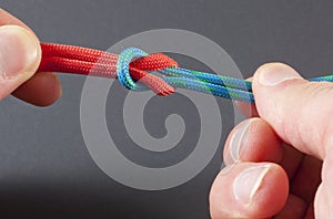 Tying a Square Knot