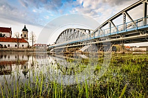 Tykocin by Narew river