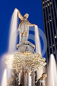 Tyler Davidson Statue - Fountain Square - Downtown Cincinnati, Ohio