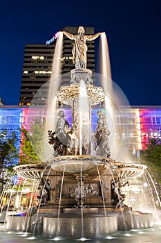 Tyler Davidson Statue - Fountain Square - Downtown Cincinnati, Ohio